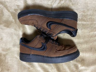 Stussy × Nike Air Force 1 Low "Triple Black"