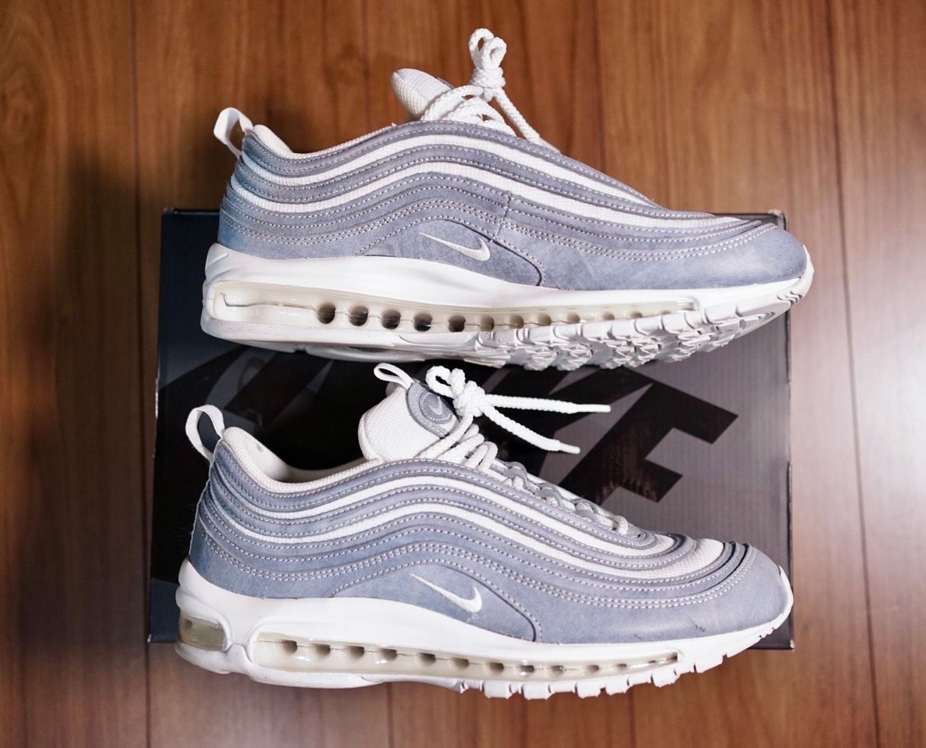 エアマックス 97 NIKE コムデギャルソン オムプリュス グレー 白24cm エアマックス 97 NIKE コムデギャルソン オムプリュス グレー 白24cm
