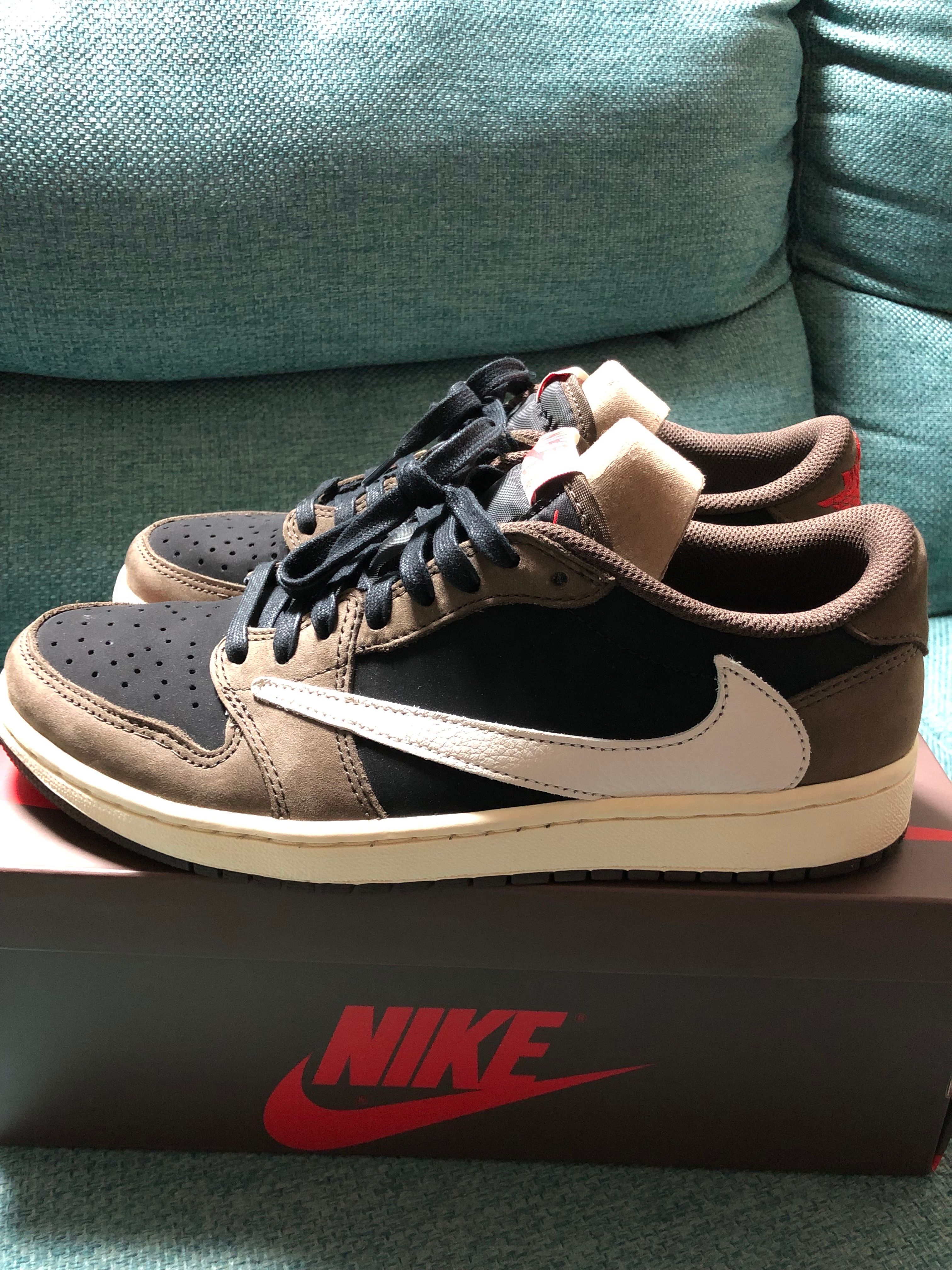 Travis Scott × Nike Air Jordan 1 Low OG SP-T "Black/Dark Mocha"