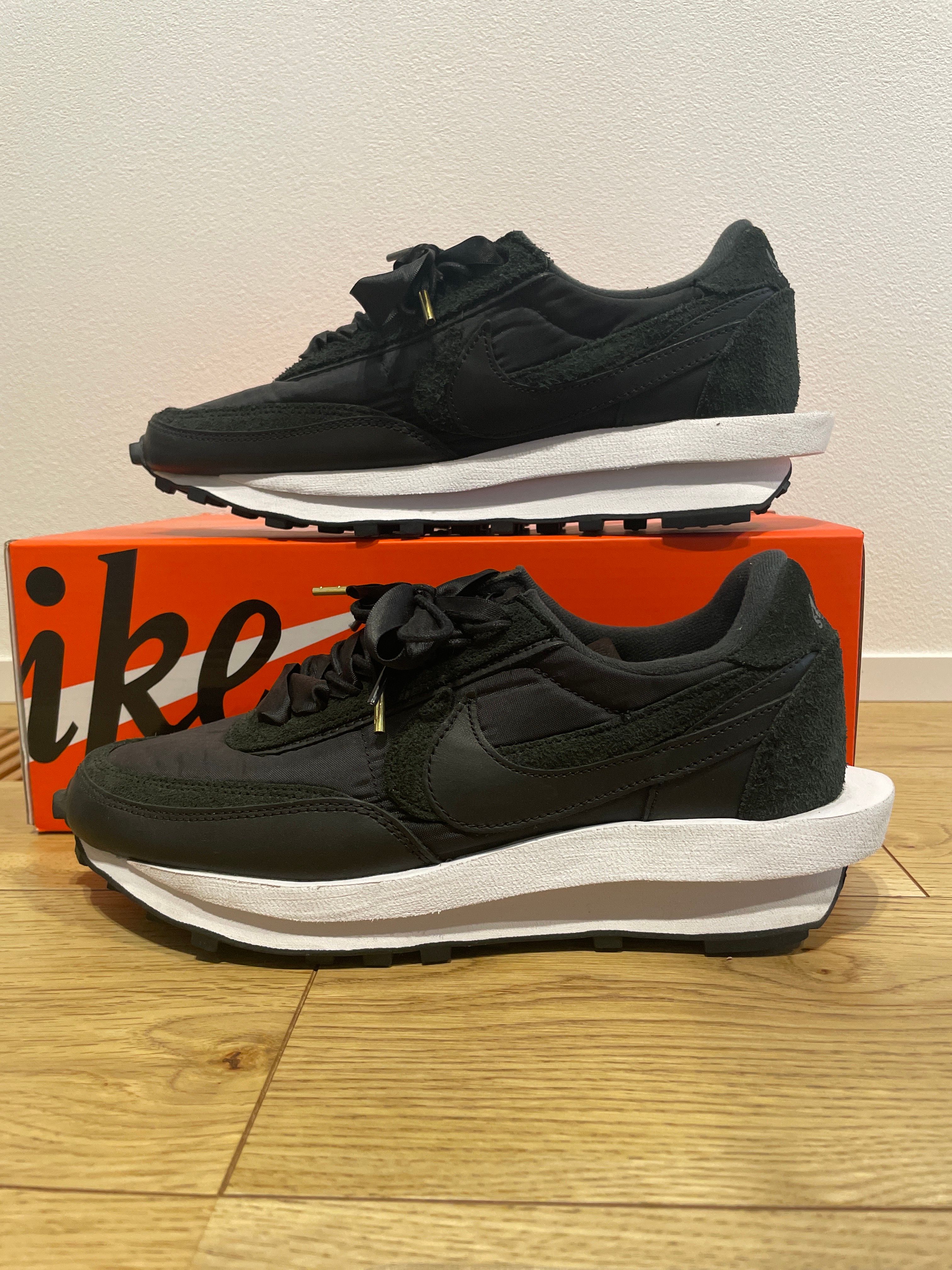 sacai × Nike LDV Waffle "Triple Black"