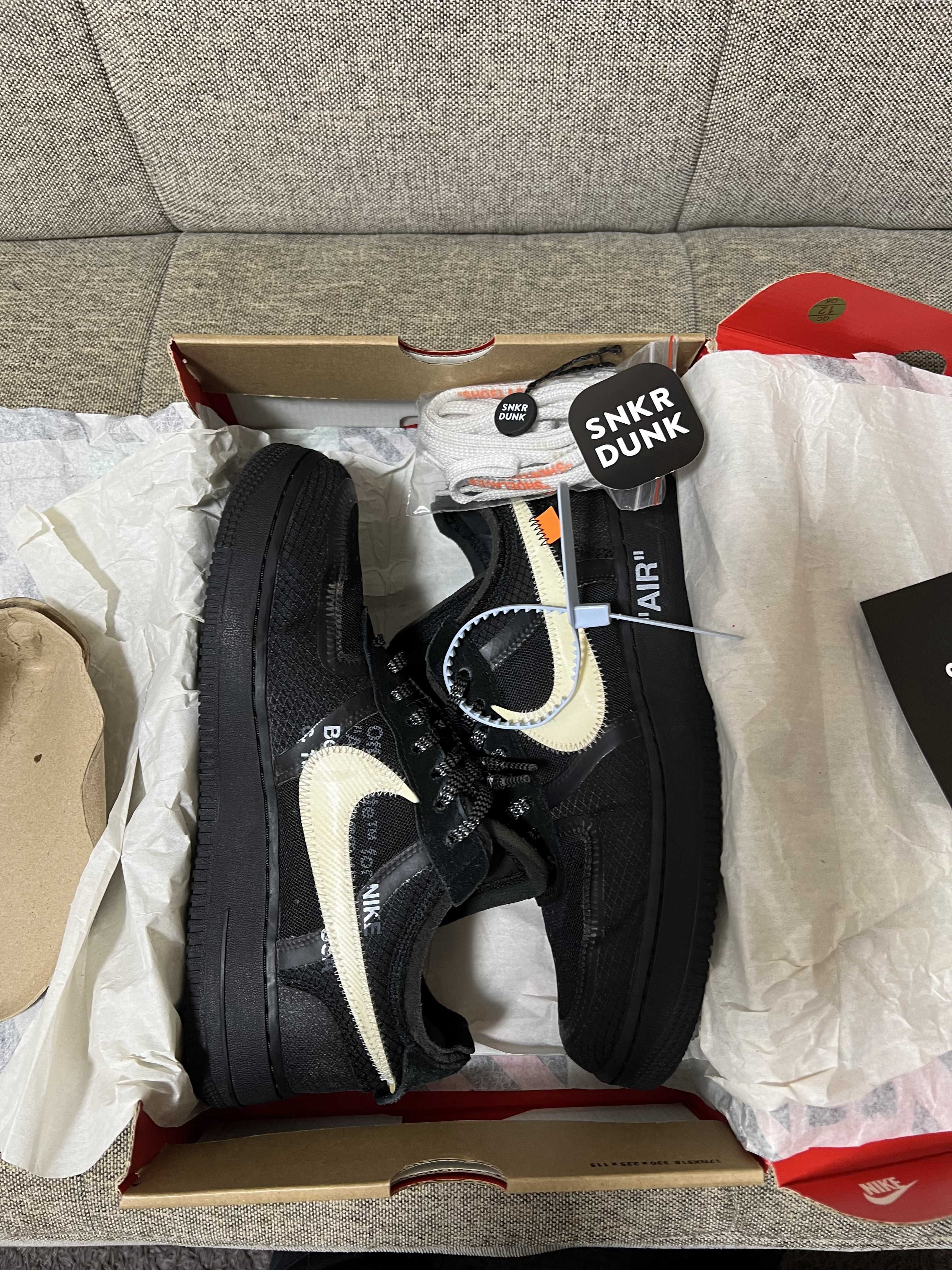 Off-White × Nike Air Force 1 Low "Black"