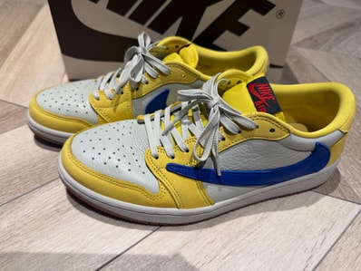 Travis Scott × Nike Women's Air Jordan 1 Retro Low OG "Canary"