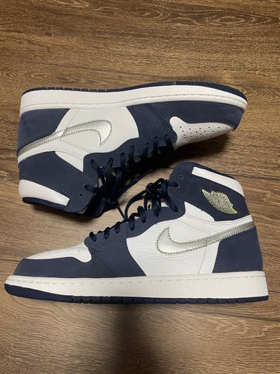Nike Air Jordan 1 High OG CO.JP "White/Midnight Navy" (2020)(ブリーフケースなし)