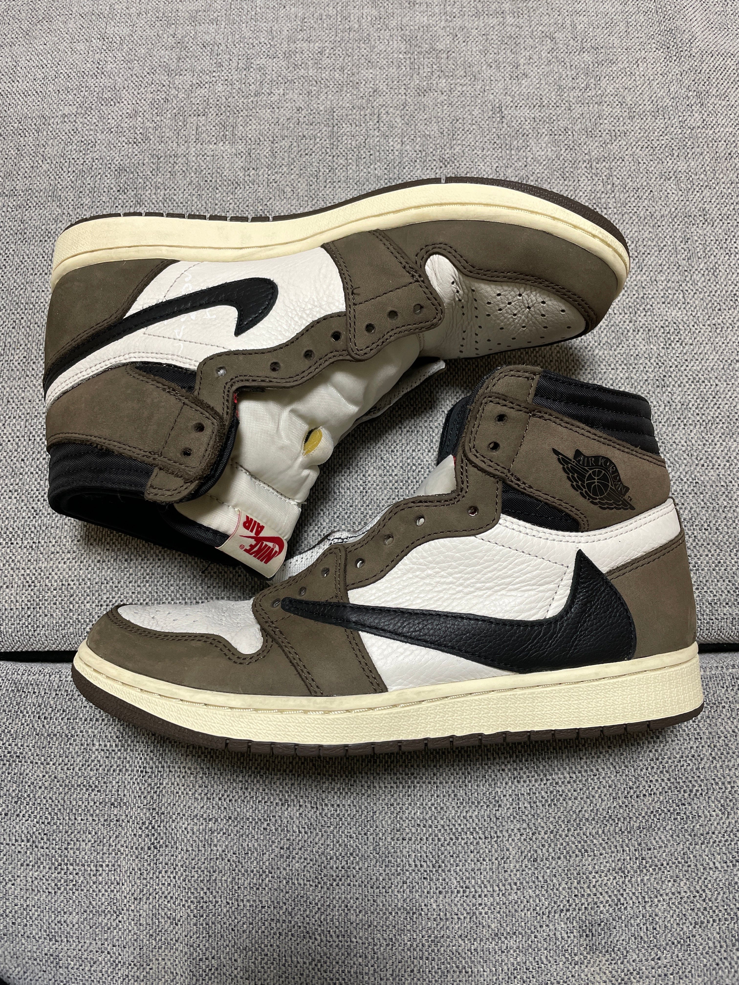 Travis Scott × Nike Air Jordan 1 Retro High OG TS SP "Sail/Dark Mocha"
