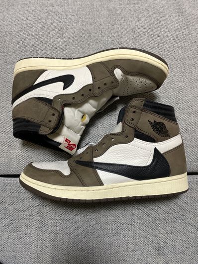 Travis Scott × Nike Air Jordan 1 Retro High OG TS SP "Sail/Dark Mocha"