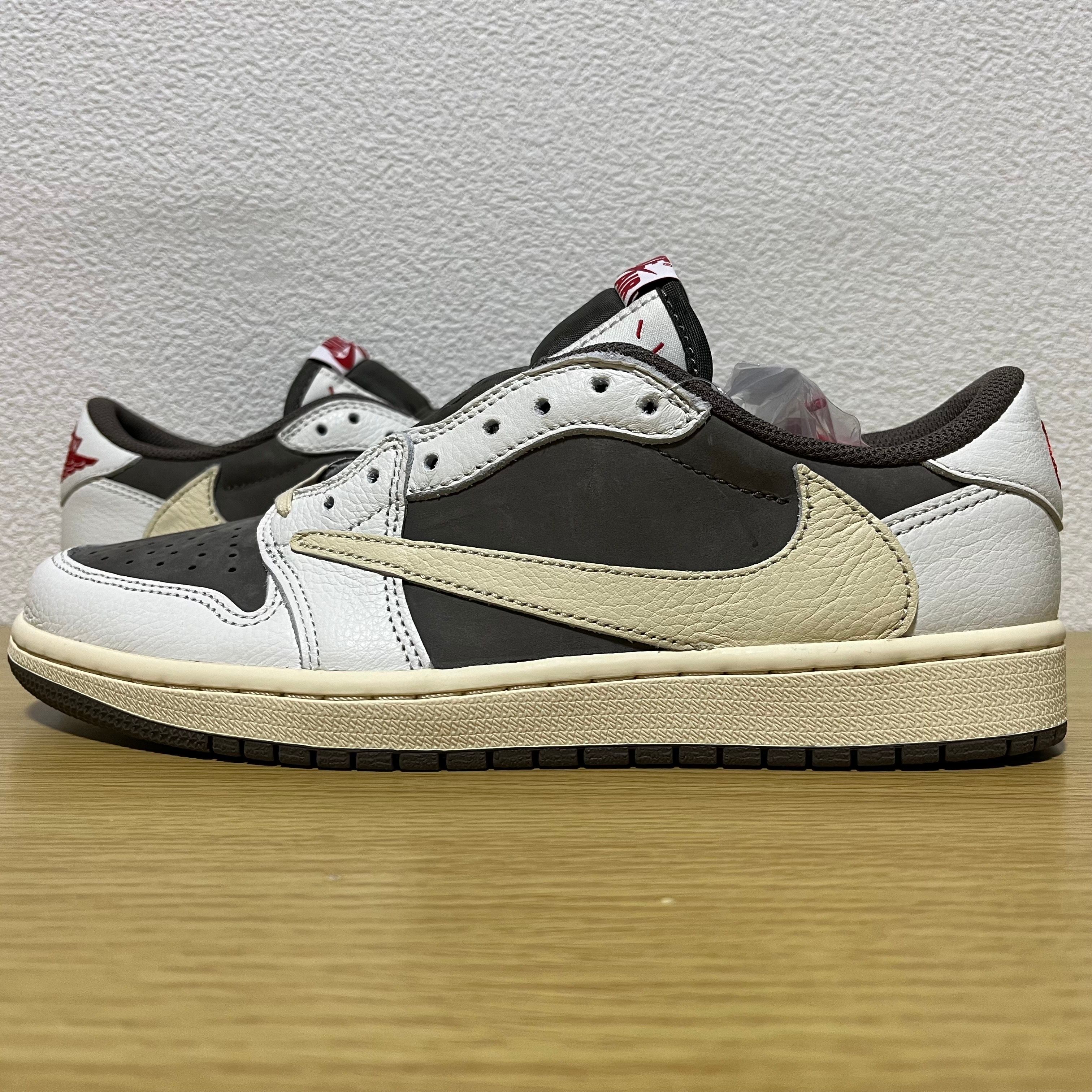 Travis Scott × Nike Air Jordan 1 Low OG SP "Reverse Mocha/Sail and Ridgerock"