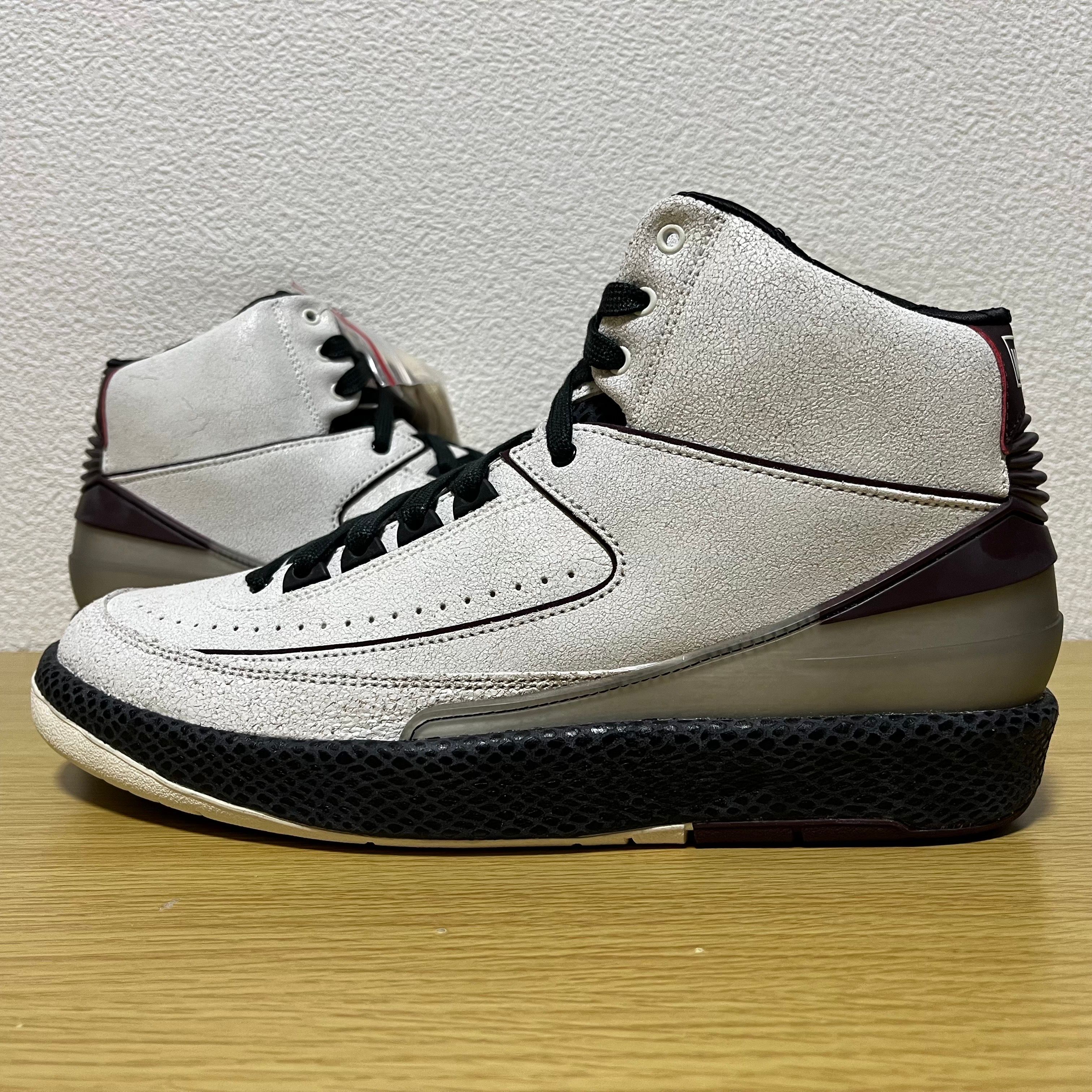 A Ma Maniere × Nike Air Jordan 2 "Airness/Sail and Burgundy"