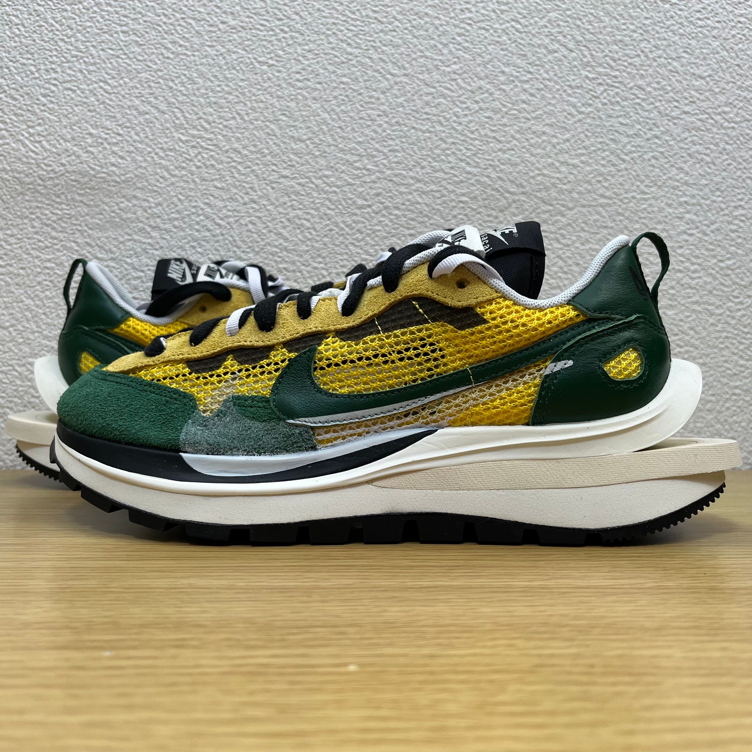 sacai × Nike Vapor Waffle "Tour Yellow/Stadium Green-Sail"