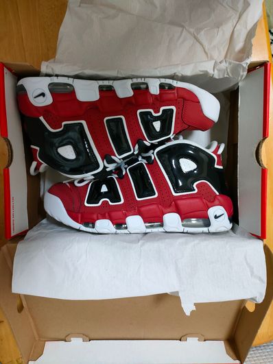 Nike Air More Uptempo ’96 "Black and Varsity Red" (2021)