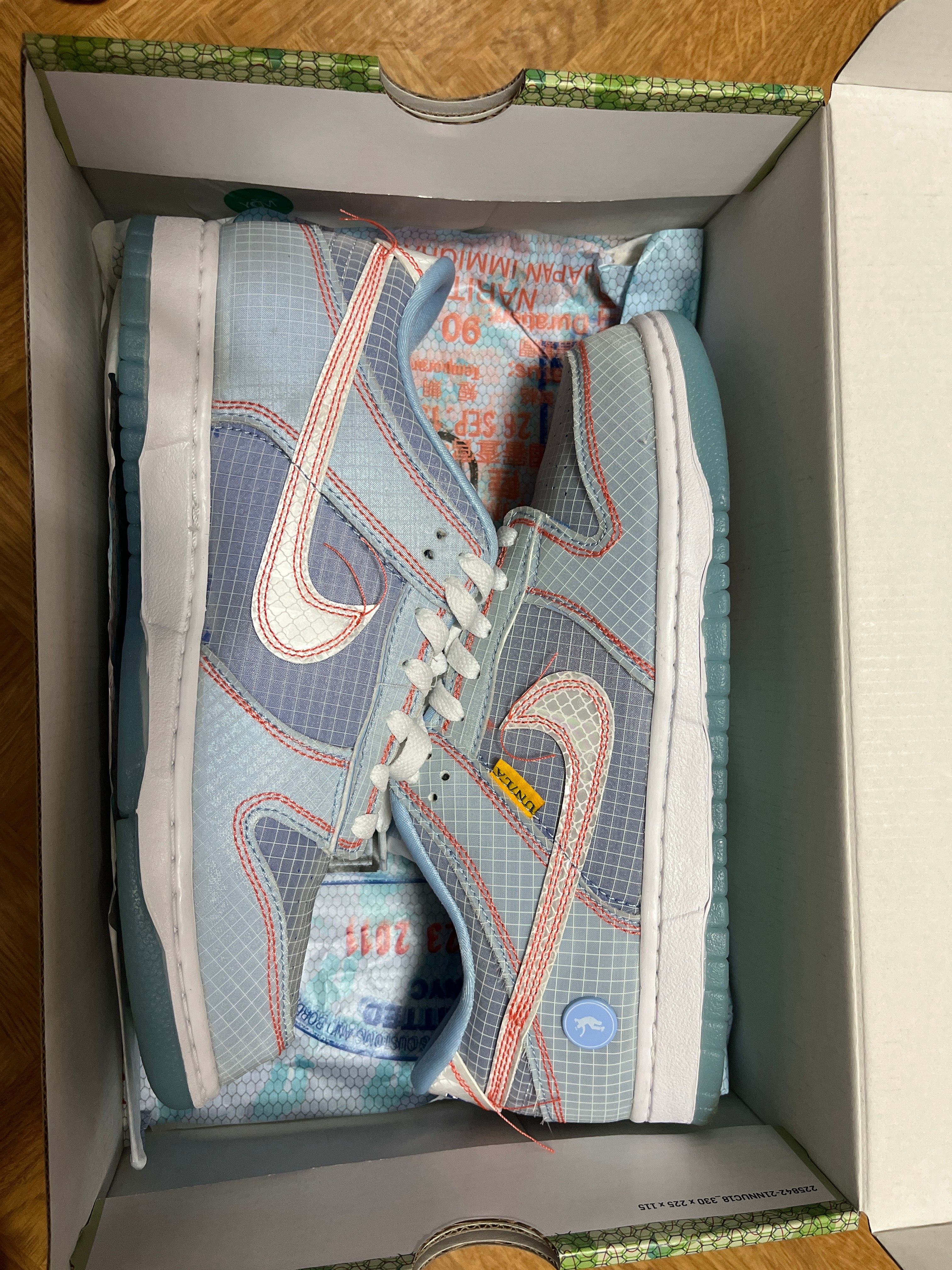 UNION × Nike Dunk Low "Argon"