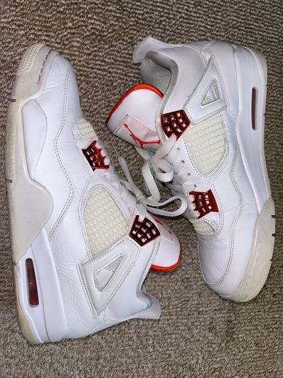 Nike Air Jordan 4 Retro "White/Team Orange"