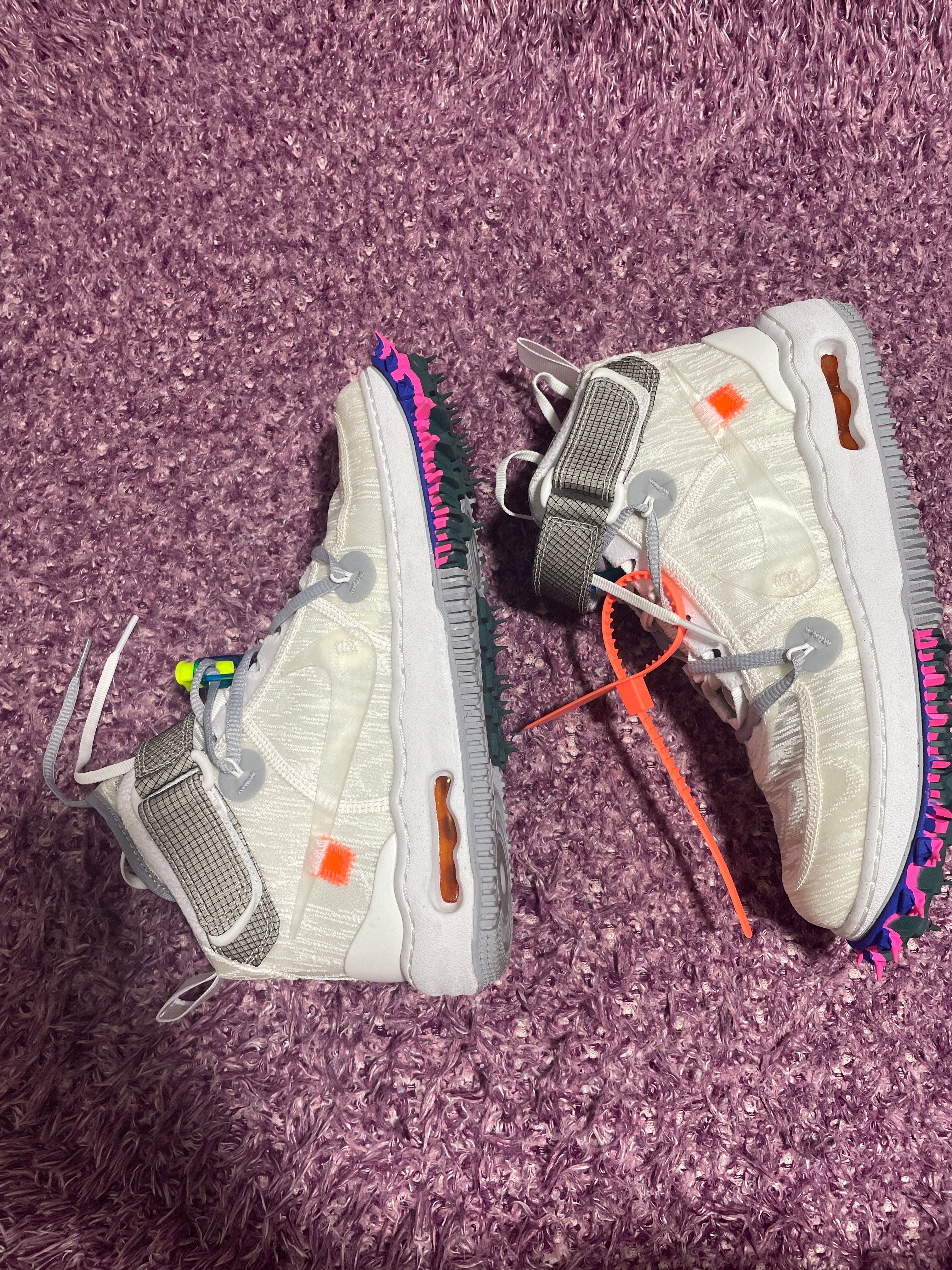 Off-White × Nike Air Force 1 Mid "White"