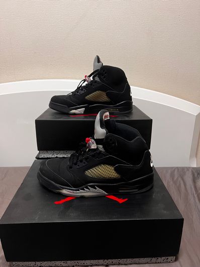 Nike Air Jordan 5 Retro OG "Black/Fire Red/Metallic Silver/White" (2016)