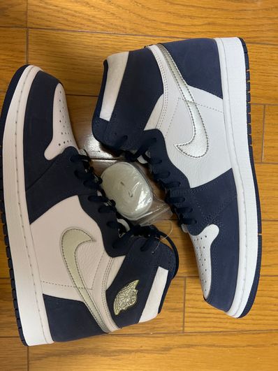 Nike Air Jordan 1 High OG CO.JP "White/Midnight Navy" (2020)(ブリーフケースなし)
