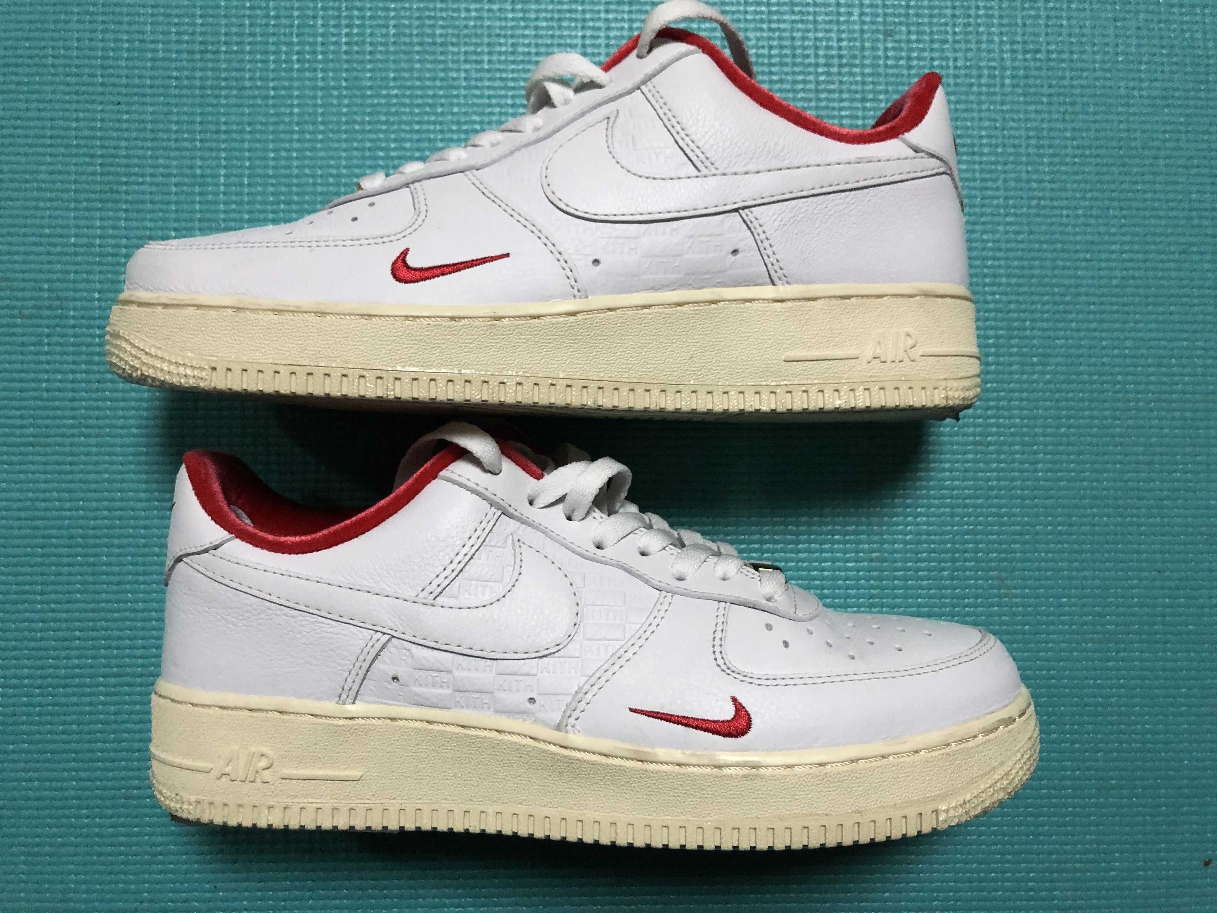 KITH × Nike Air Force 1 Low "White/Red"