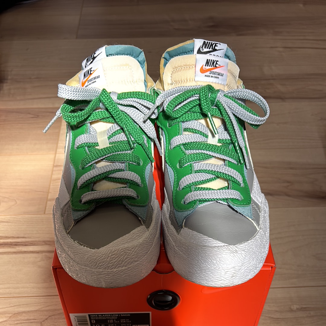 sacai × Nike Blazer Low "Classic Green"