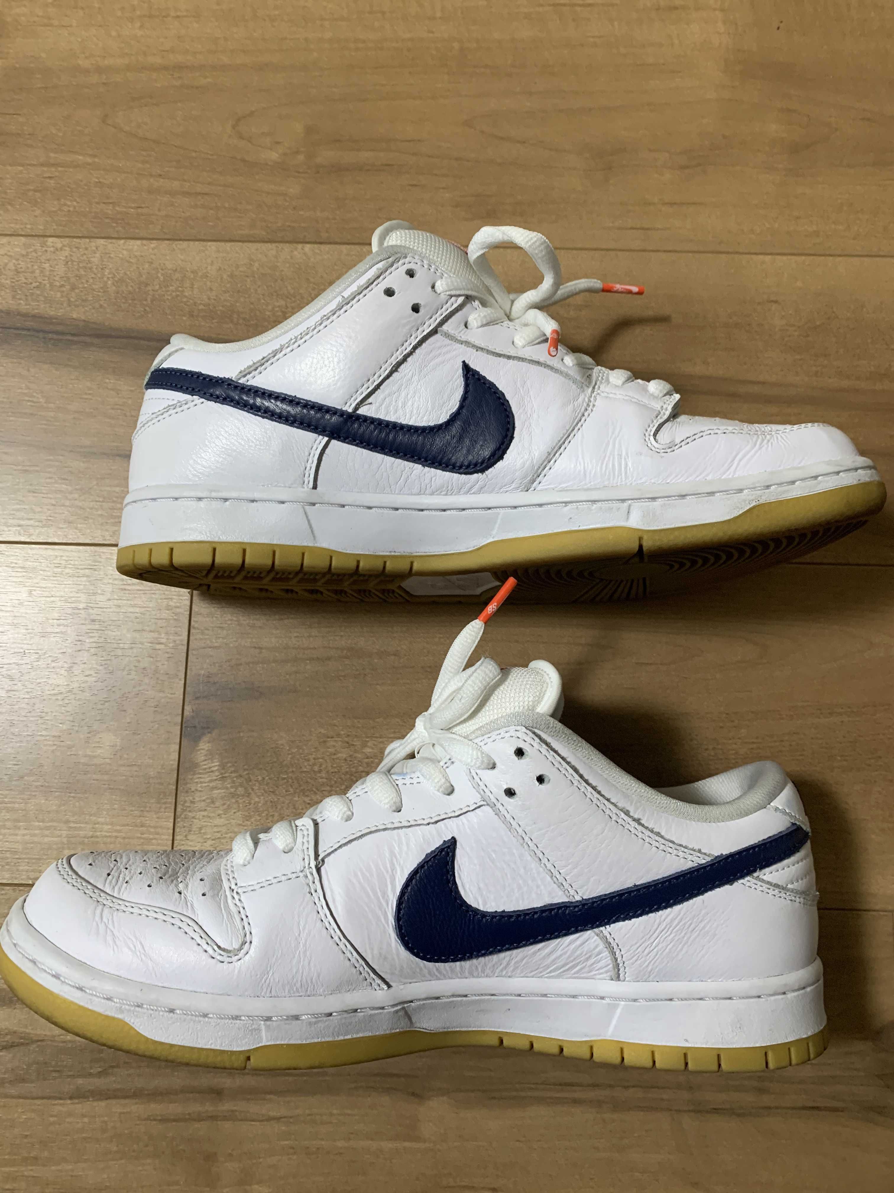 Nike SB Dunk Low "Orange Label White Navy"