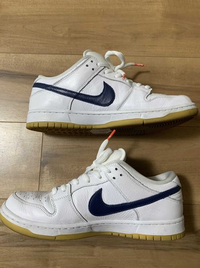 Nike SB Dunk Low "Orange Label White Navy"