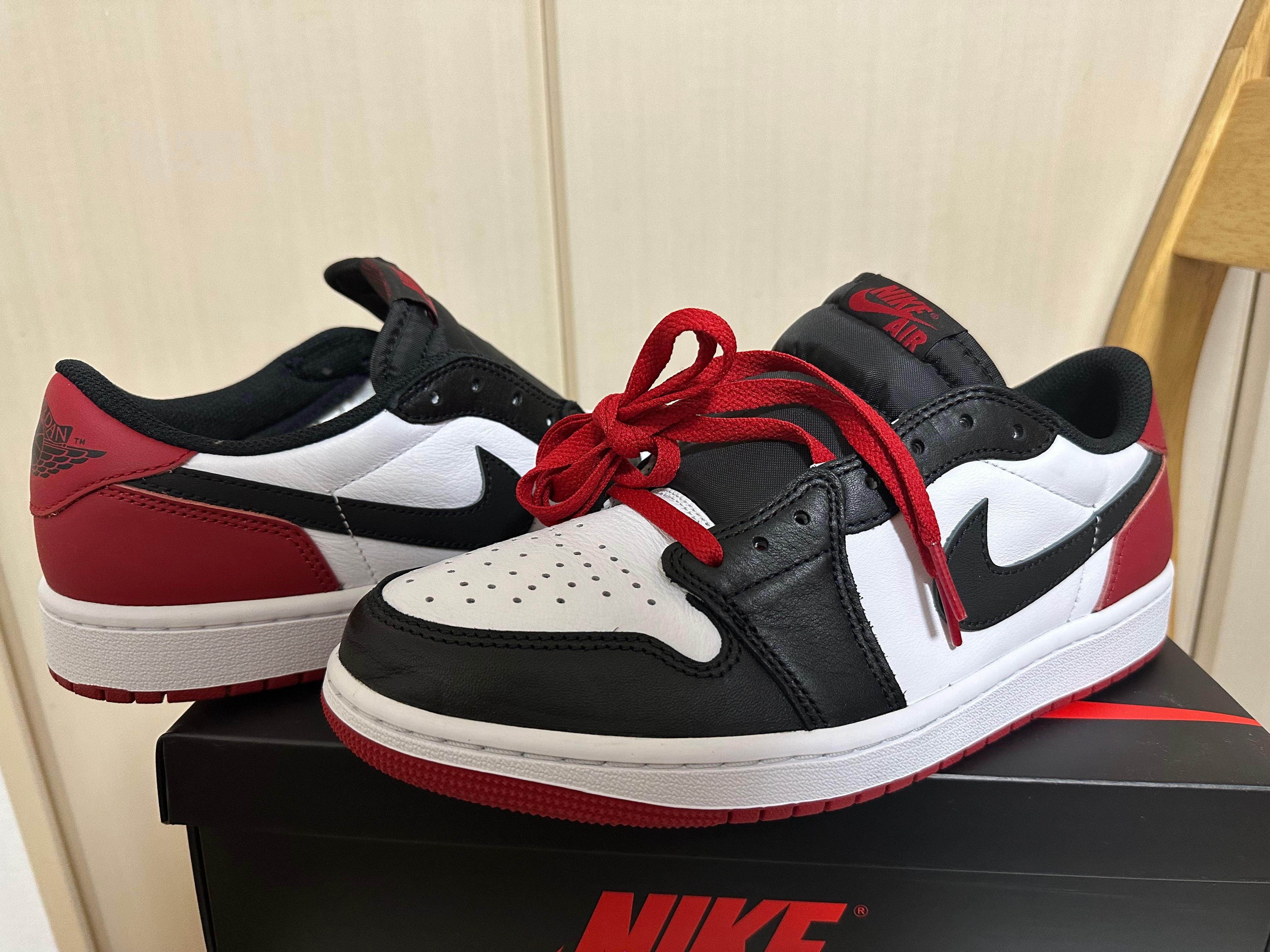 Nike Air Jordan 1 Retro Low OG "Black Toe"