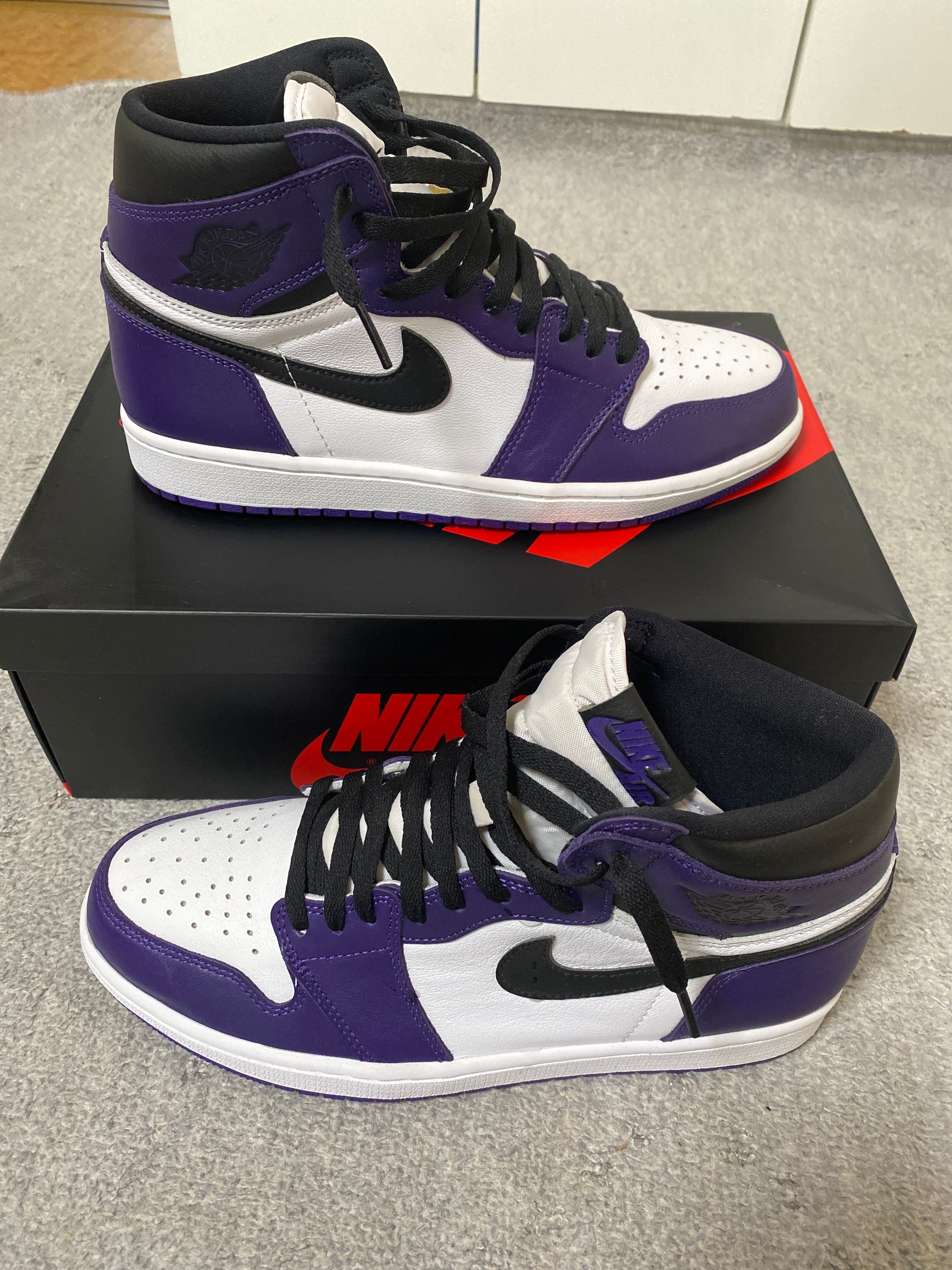 Nike Air Jordan 1 Retro High OG "Court Purple White/Black" (2020)   