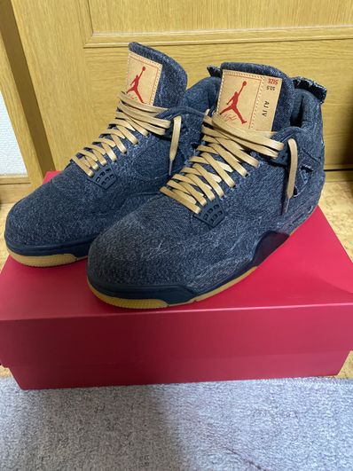 Nike × Levi's Air Jordan 4 "Black Denim" (Tag: ®)