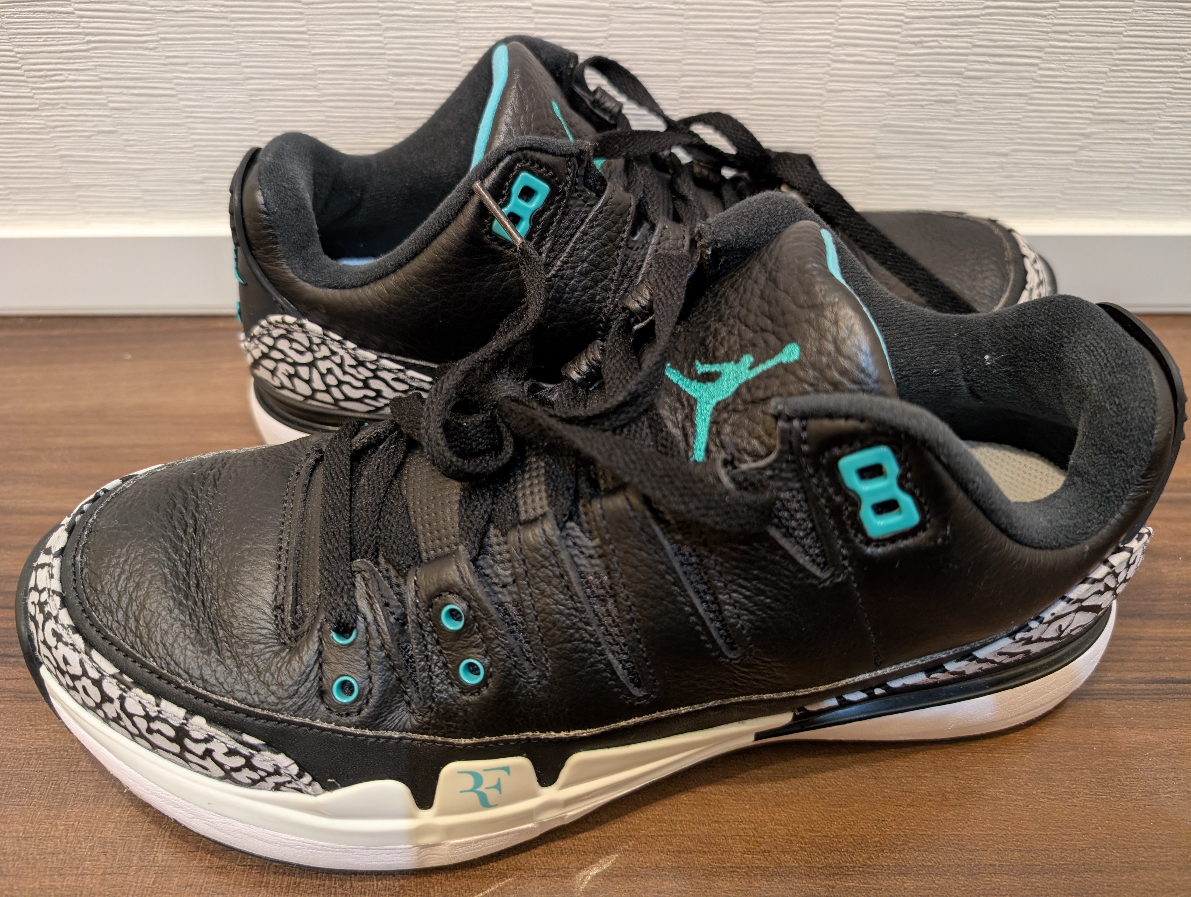 atmos × Nike Zoom Vapor AJ3 "Elephant/Safari"