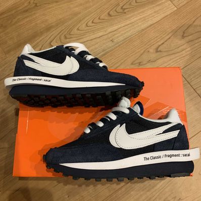 Fragment × sacai × Nike LD Waffle "Blackended Blue"