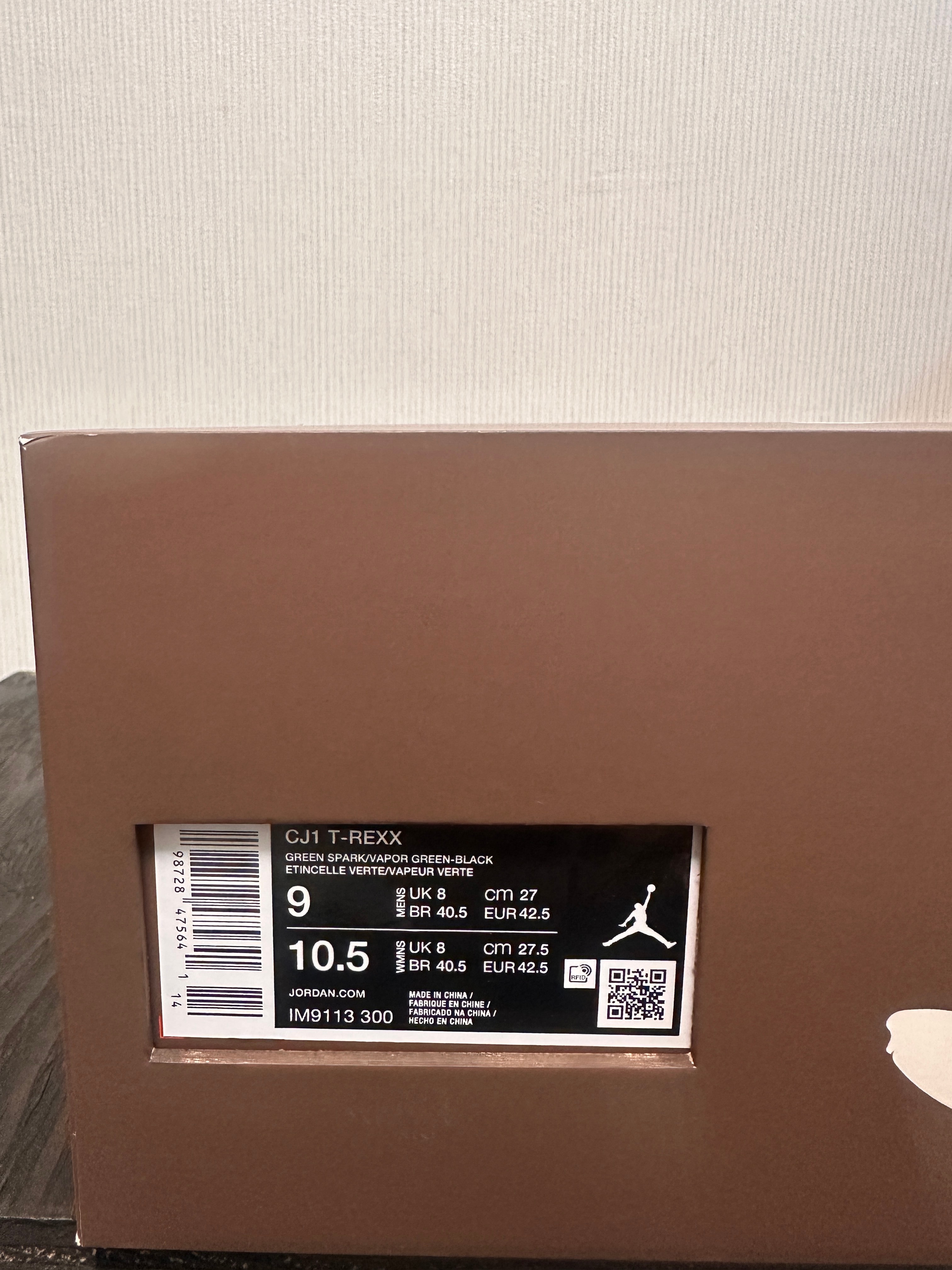 Travis Scott × Nike Jordan Jumpman Jack CJ1 T-Rexx "Green Spark"