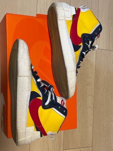 sacai × Nike Blazer Mid "Varsity Maize/Varsity Red"