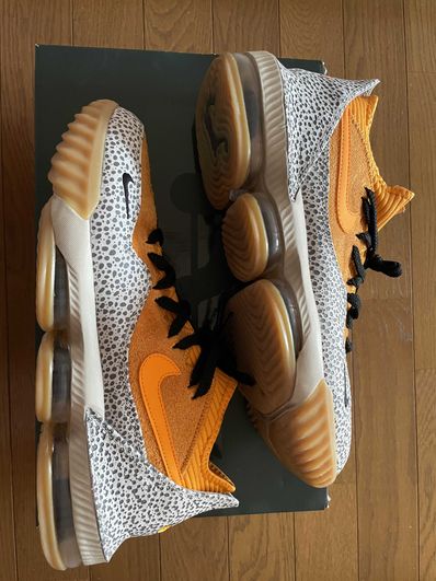 atmos × Nike LeBron 16 Low "Safari" (CD9471-800/CI3358-800)