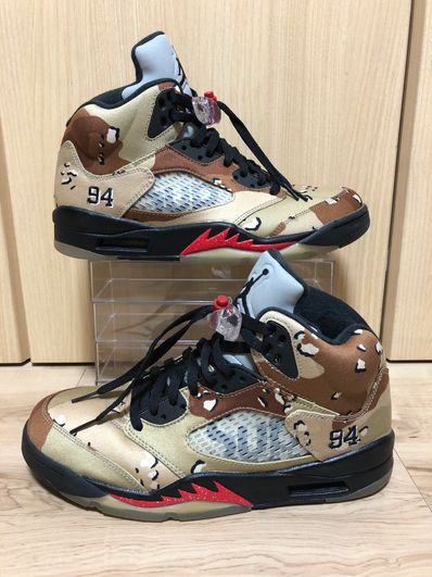 Supreme × Nike Air Jordan 5 Retro "Desert Camo"