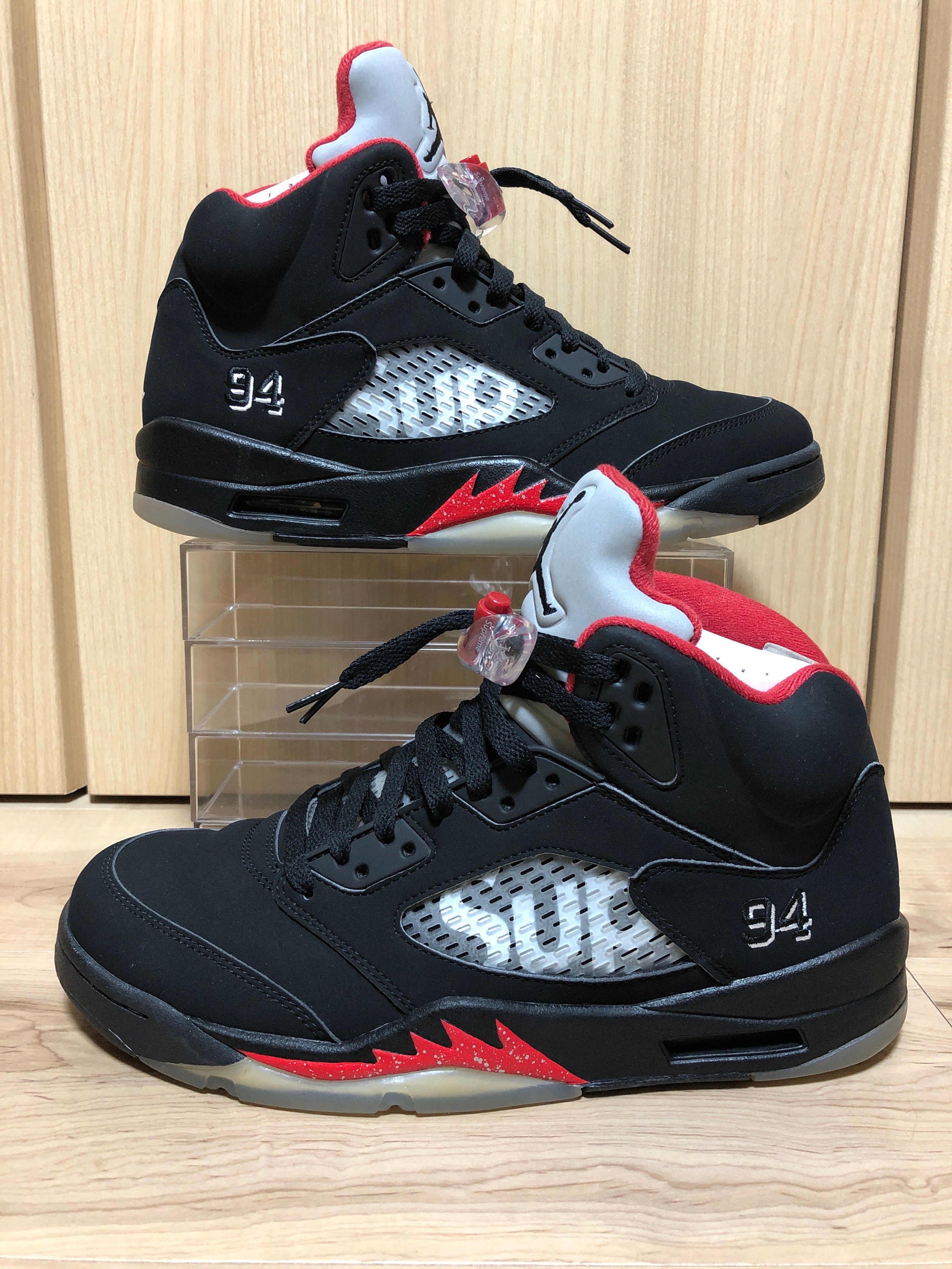 Supreme × Nike Air Jordan 5 Retro "Black"