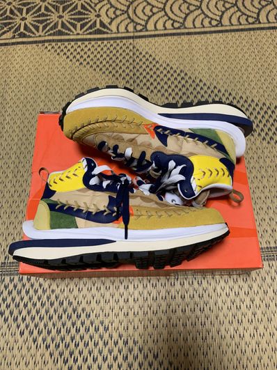 Jean-Paul Gaultier × sacai × Nike VaporWaffle "Sesame/Multi Color"
