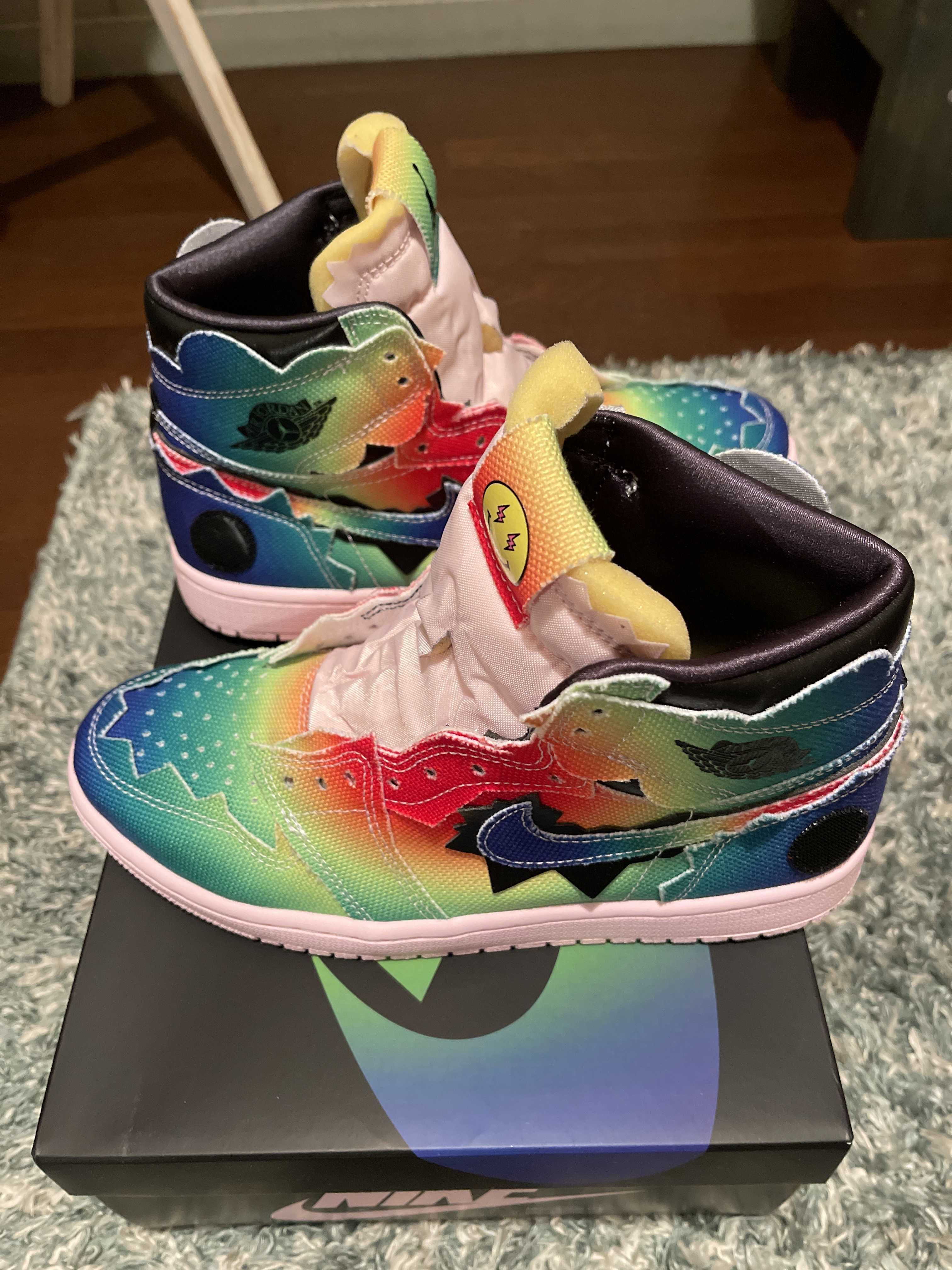 J Balvin × Nike Air Jordan 1 High OG "Rainbow"
