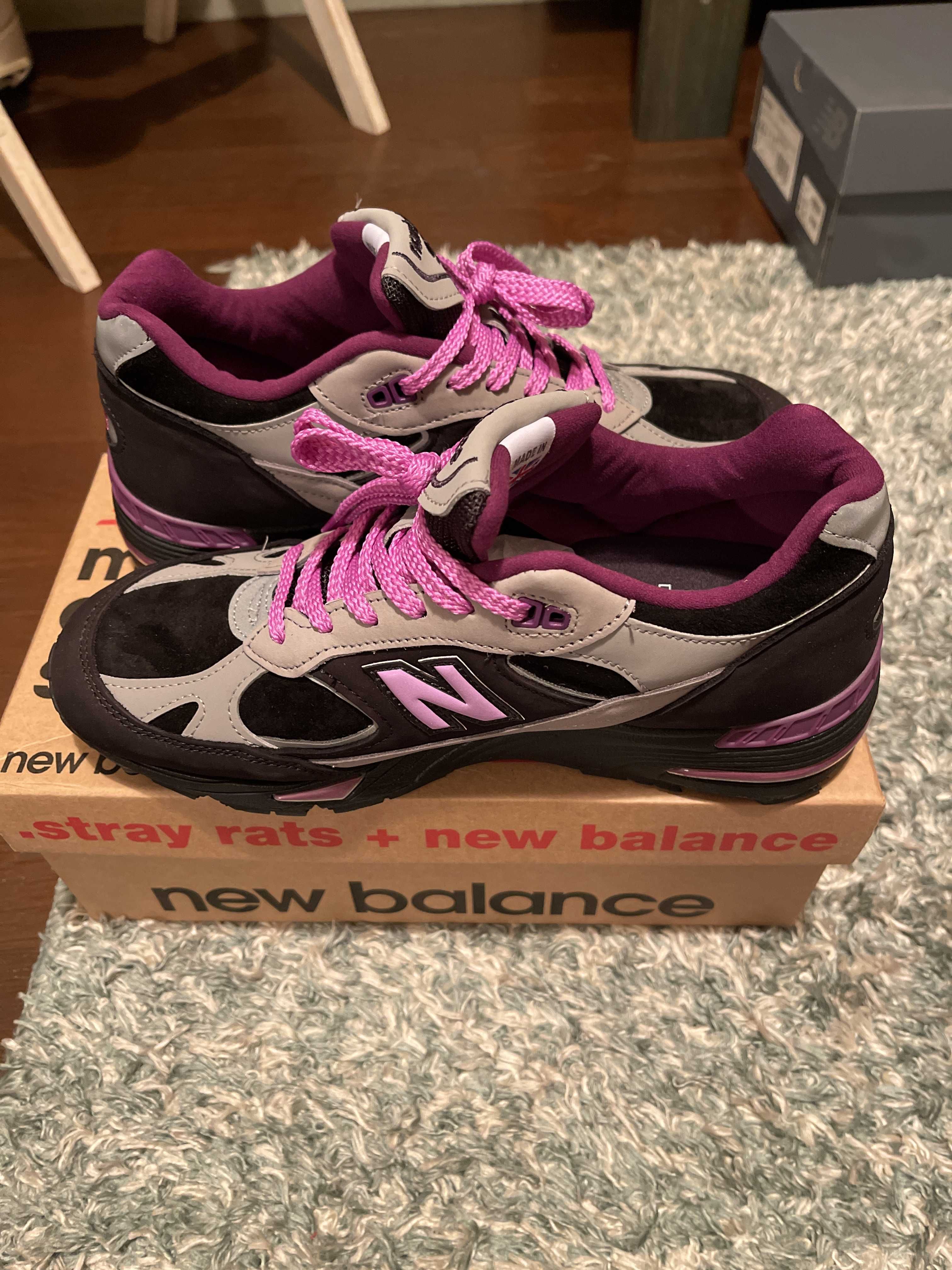 Stray Rats × New Balance 991 Made In England "Black"