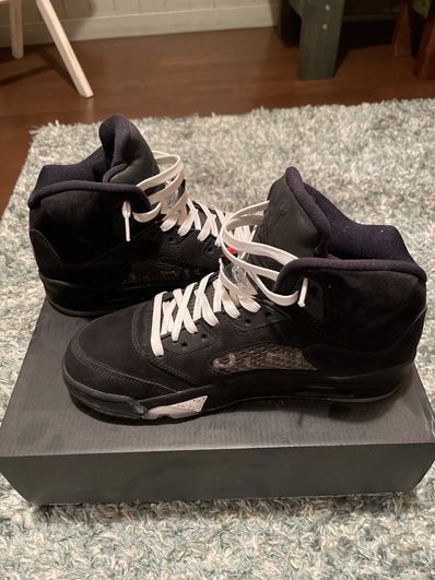 NIKE AIR JORDAN 5 PARIS SAINT-GERMAIN BLACK/CEMENT GREY
