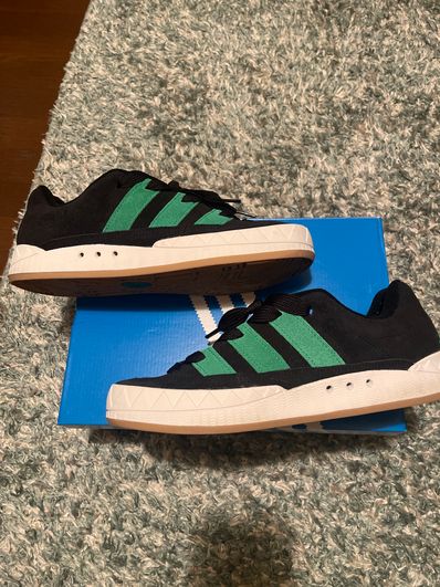 XLARGE × atmos × adidas Adimatic "Black/Green"