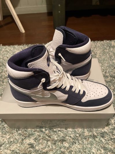 Nike Air Jordan 1 High OG CO.JP "White/Midnight Navy" (2020)(ブリーフケースなし)