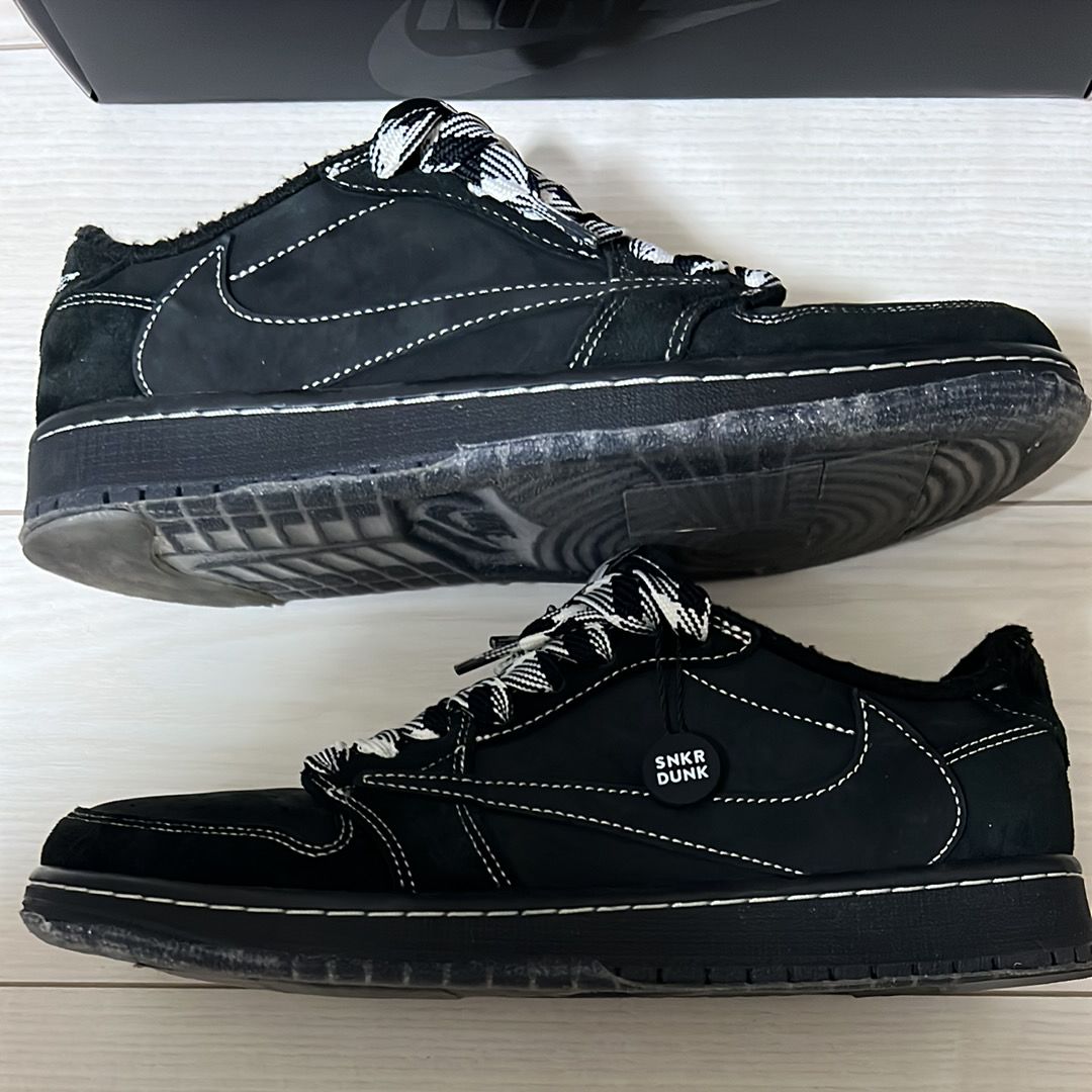 Travis Scott × Nike Air Jordan 1 Low OG SP "Black Phantom"