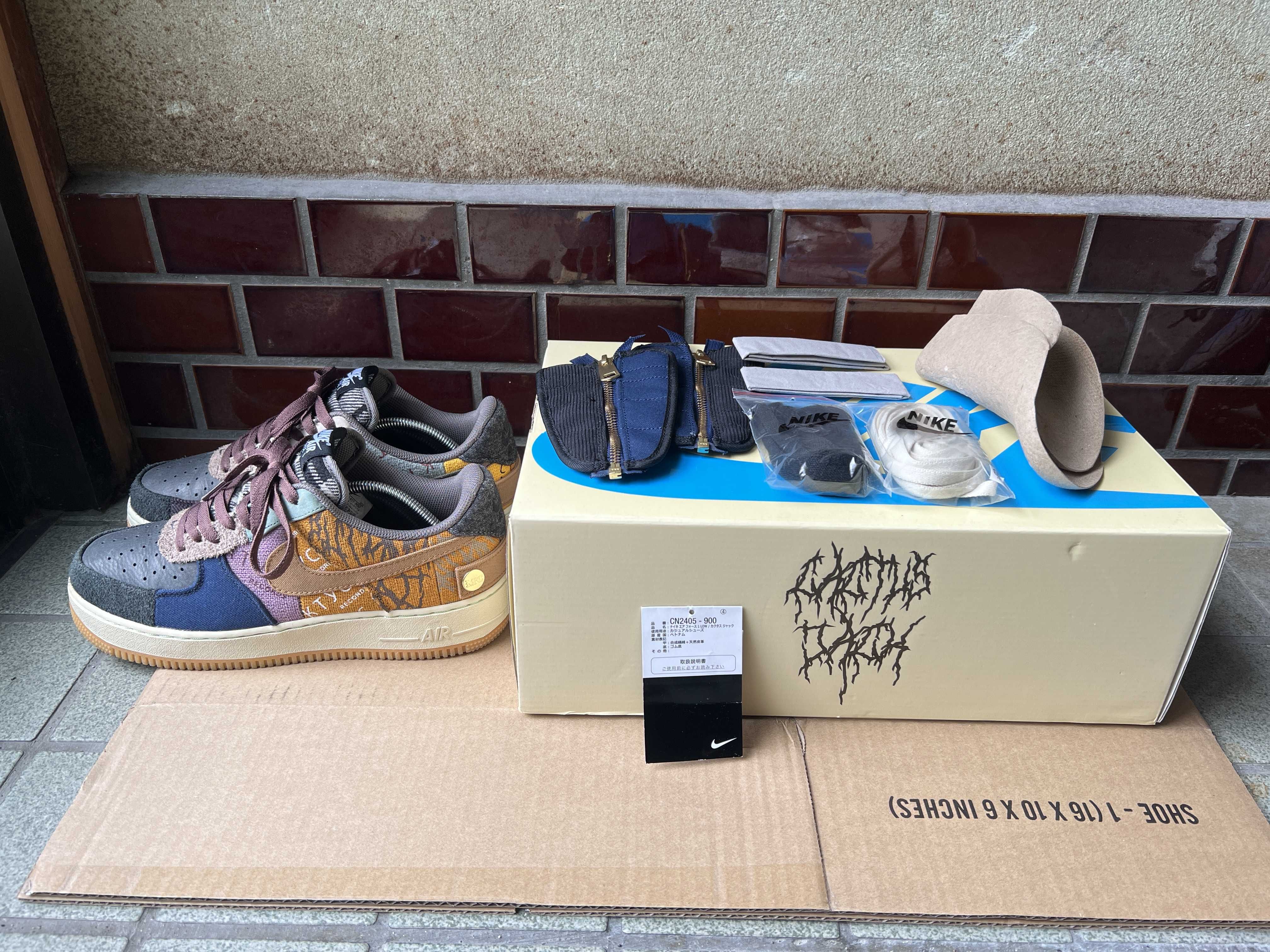 Travis Scott × Nike Air Force 1 Low Cactus Jack "Multi Color"