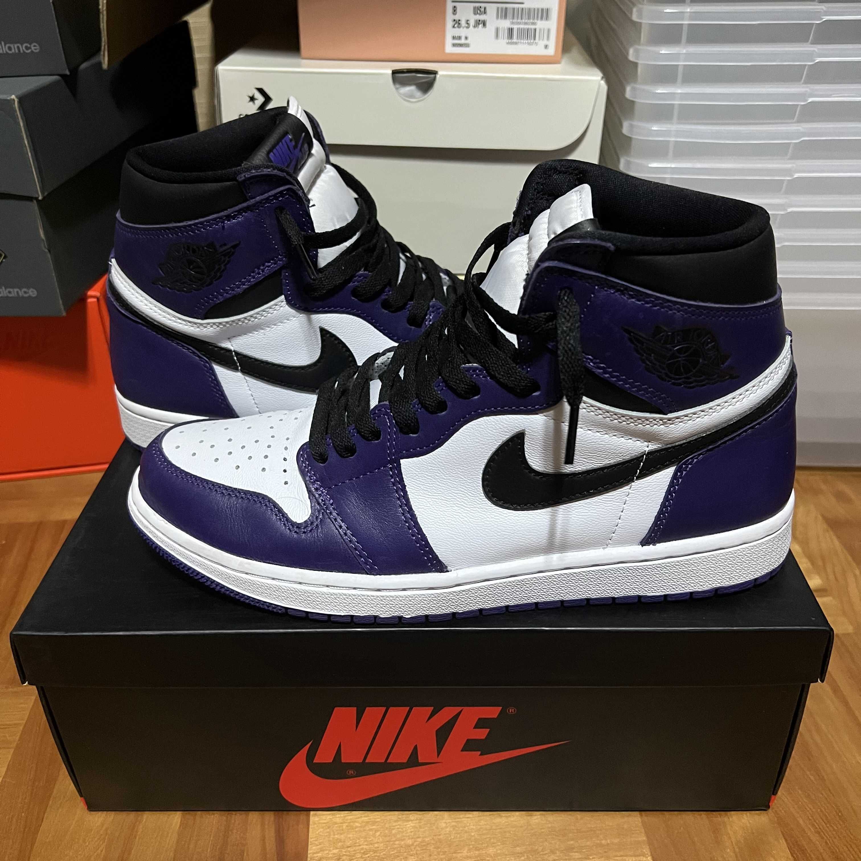 Nike Air Jordan 1 Retro High OG "Court Purple White/Black" (2020)   