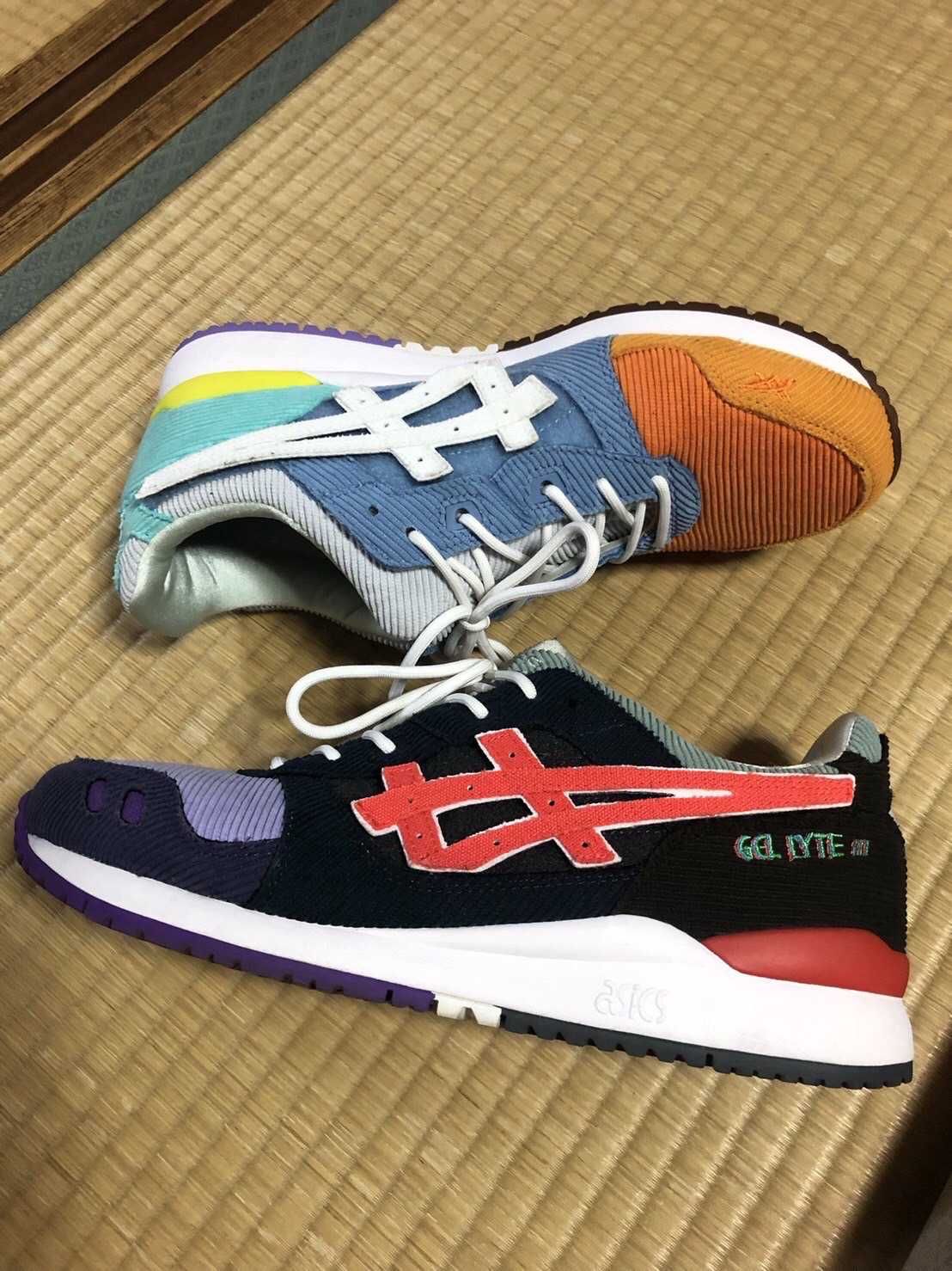 Sean Wotherspoon × atmos × Asics Gel-Lyte 3 OG "Multi" (with White Stripe)