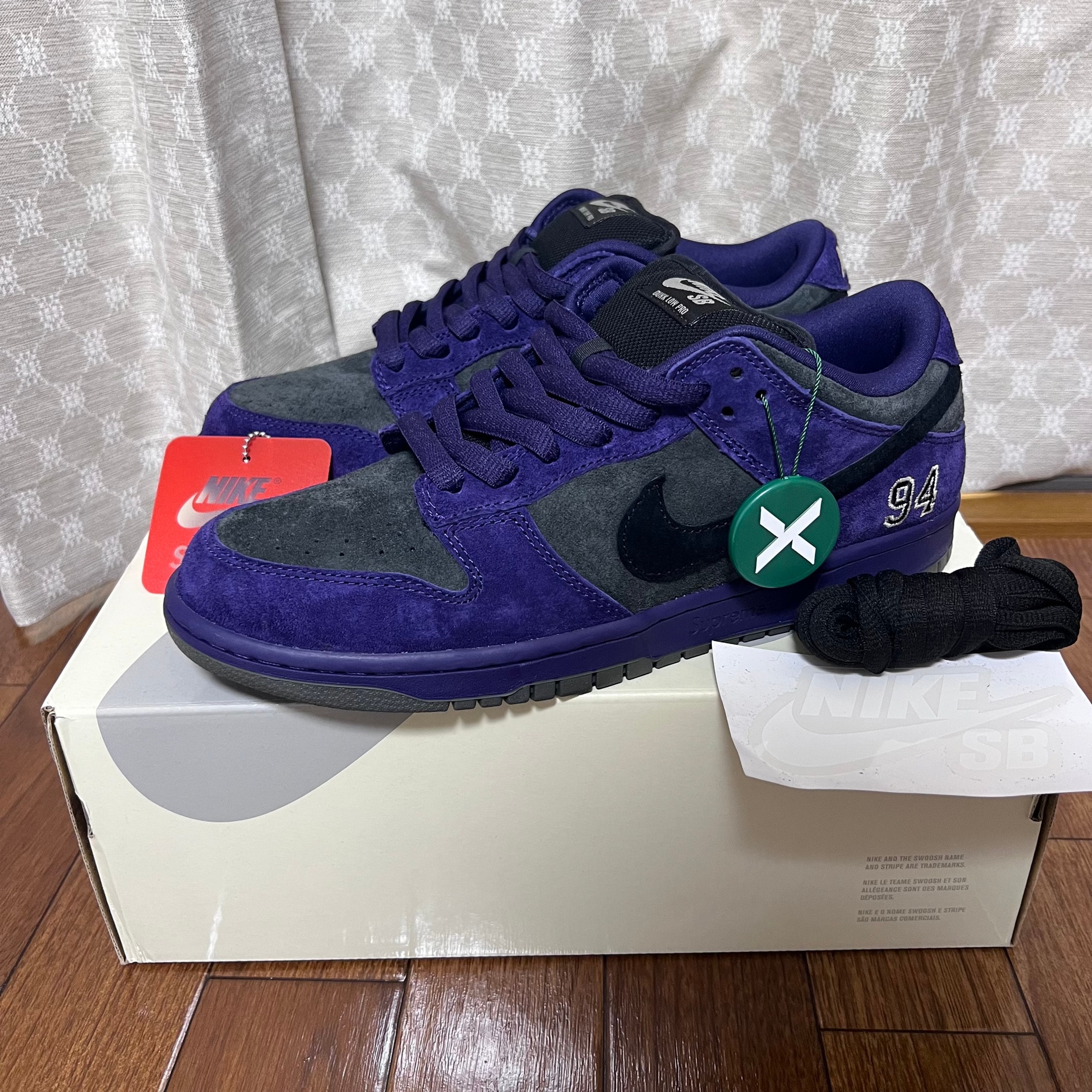 Supreme × Nike SB Dunk Low "Ink" (Europe and the UK Exclusive) (25FW Week2)
