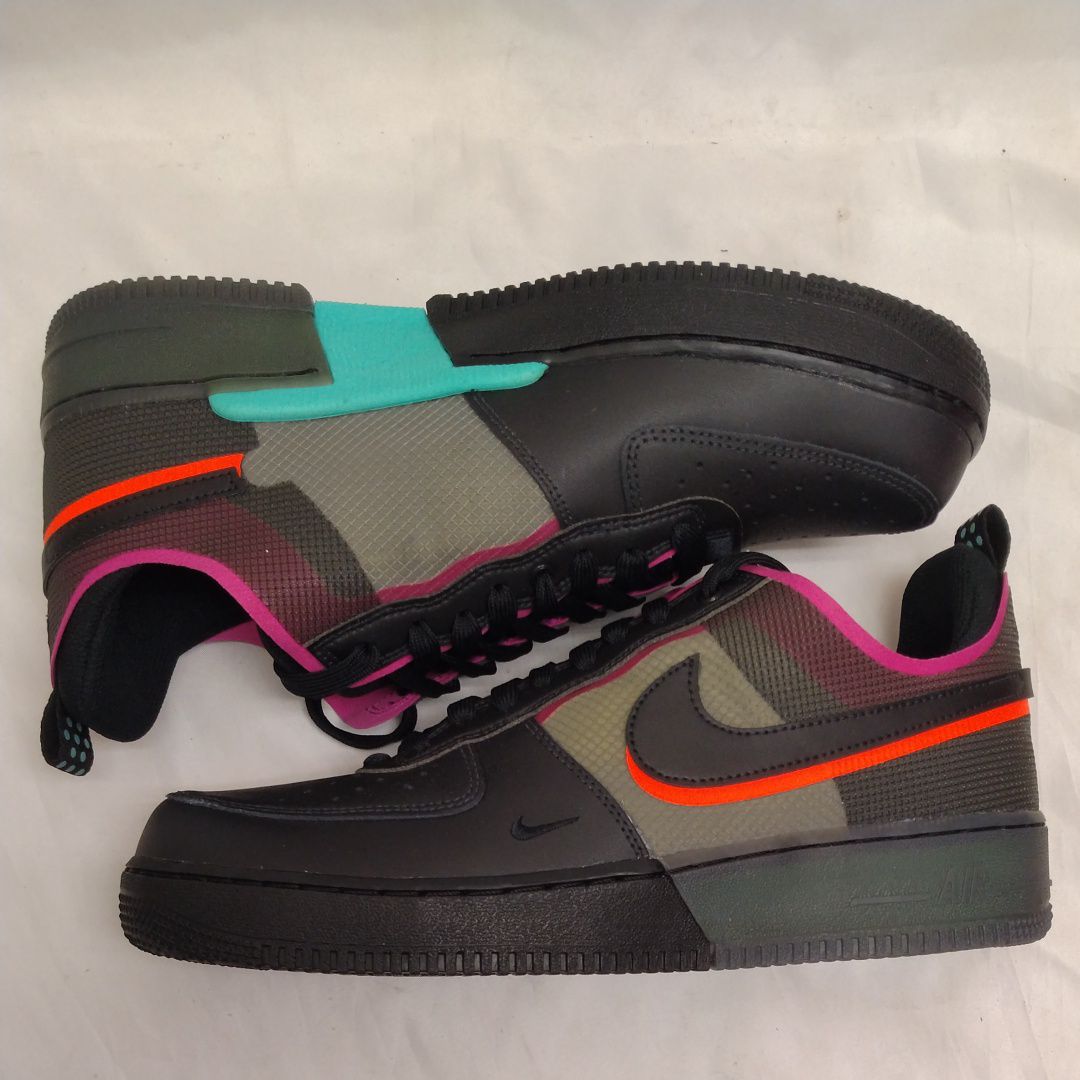Nike Air Force 1 Low React "Black/Team Orange/Pink Prime"