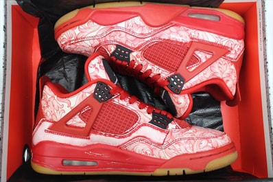 Nike Women's Air Jordan 4 Retro "Fire Red Singles Day" (2018)