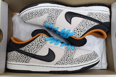 Nike SB Dunk Low Pro Electric Safari "Phantom and Black"