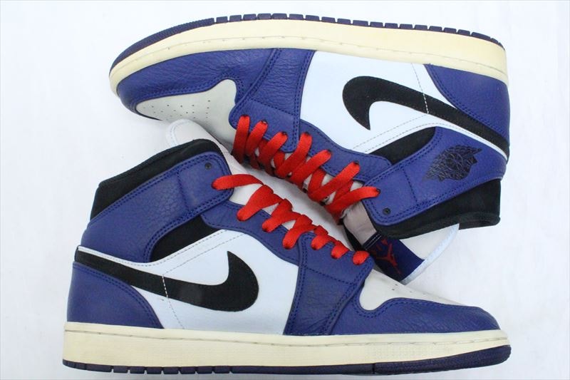 ナイキ エアジョーダン1 ミッド "ディープロイヤルブルー"