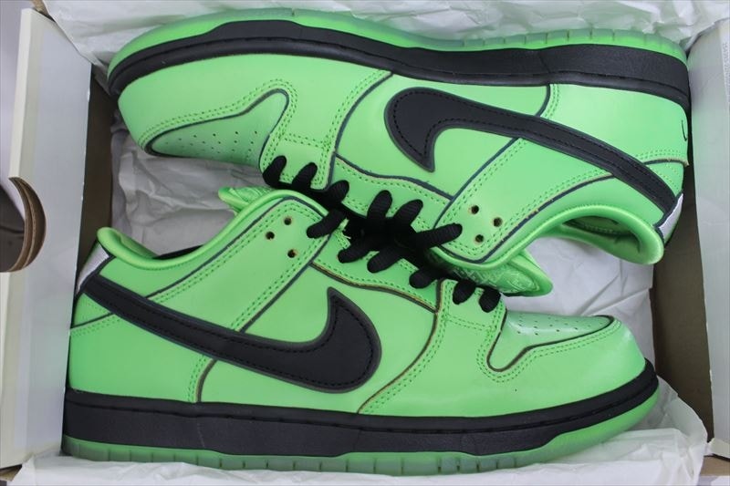 The Powerpuff Girls × Nike SB Dunk Low Pro QS "Buttercup"