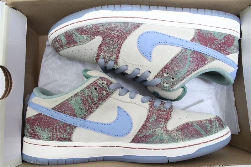 Crenshaw Skate Club × Nike SB Dunk Low PRO QS "Sail/Light Blue-Cedar"