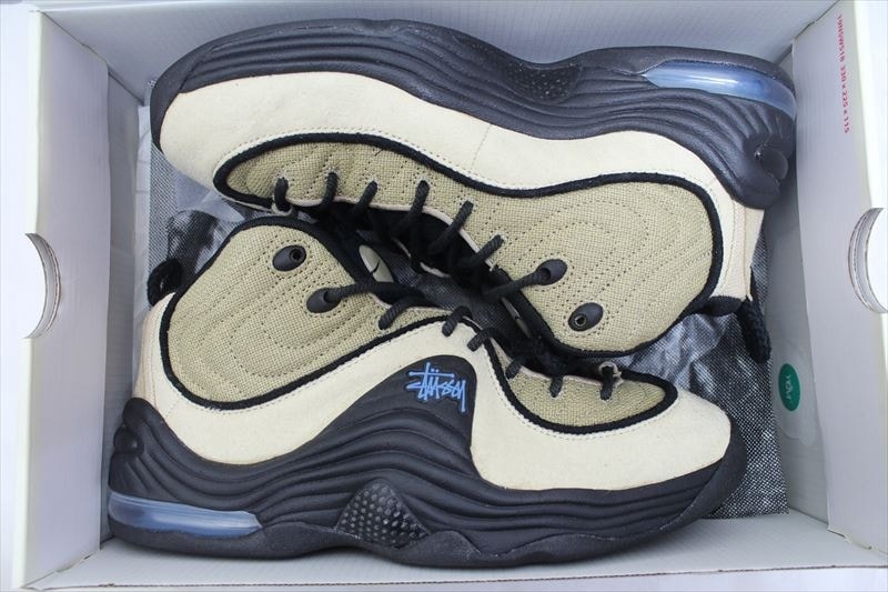 Stussy × Nike Air Penny 2 "Rattan and Limestone"